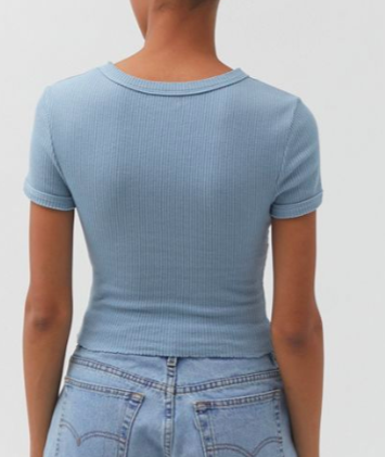 UO Perfect Ribbed Baby Tee