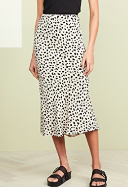 Moon River Leopard Print Skirt  