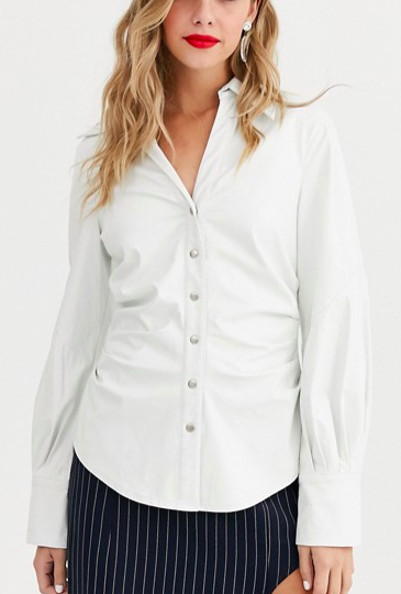 Skylar Rose fitted shirt with tuck sides