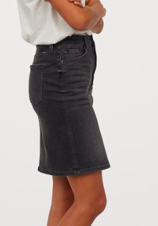 HM Embrace Cotton Denim Skirt