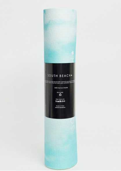 South Beach smoke print yoga mat