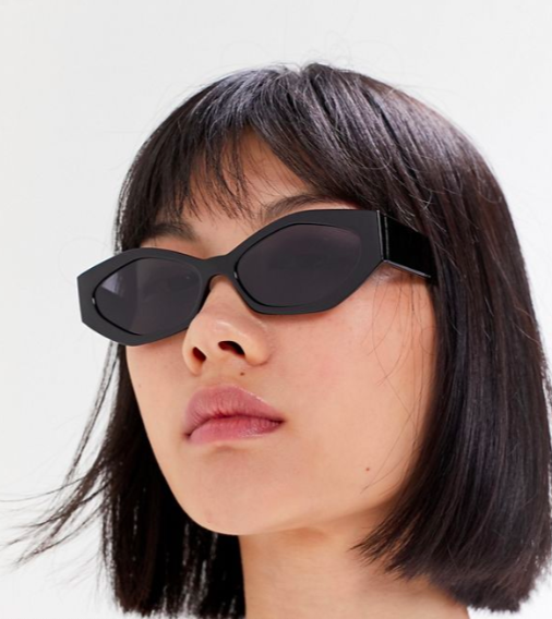 UO Aster Chunky Oval Sunglasses