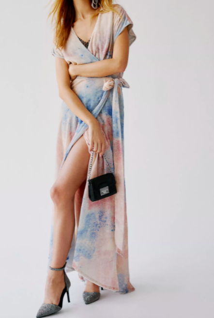FP Desert Flower Velvet Maxi Dress