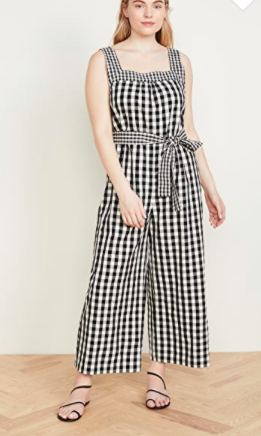 Madewell Gingham Sleeveless Jumpsuit  