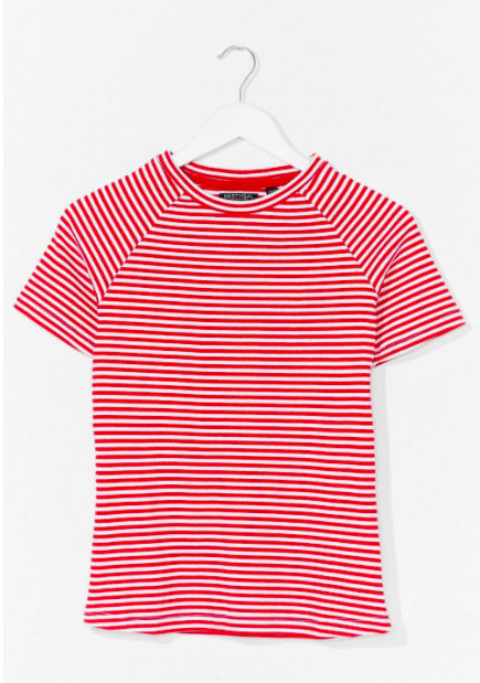 Nasty Gal Striped T-Shirt