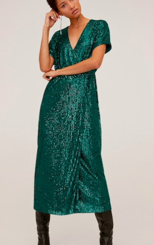 Mango Sequined gown