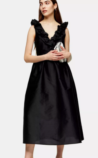 Topshop Taffeta Dress