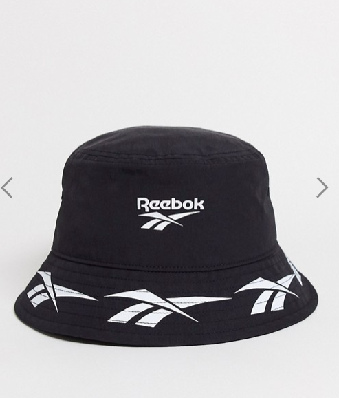 Reebok Vector bucket hat in black