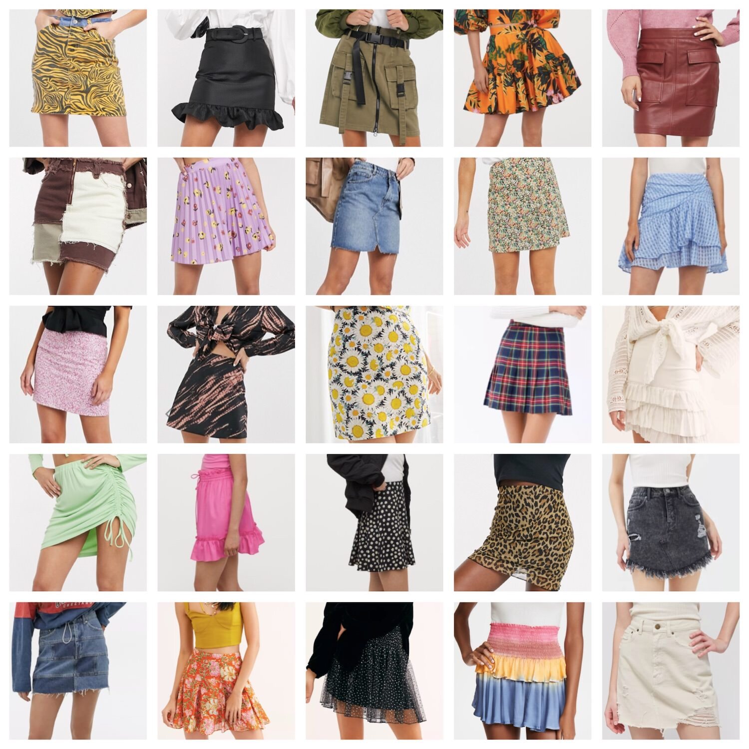 Buy Secrets By ZeroKaata Seamless Short Length Skirt - Skin at Rs.690  online