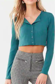 Forever 21 Ribbed Knit Crop Top