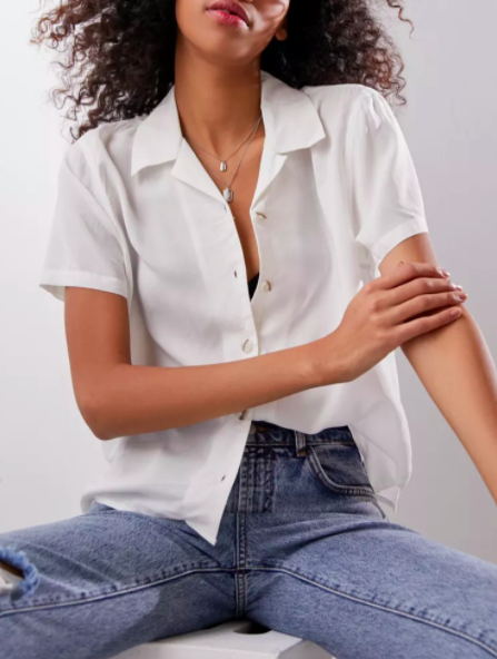 UO Dolores Button-Down Top