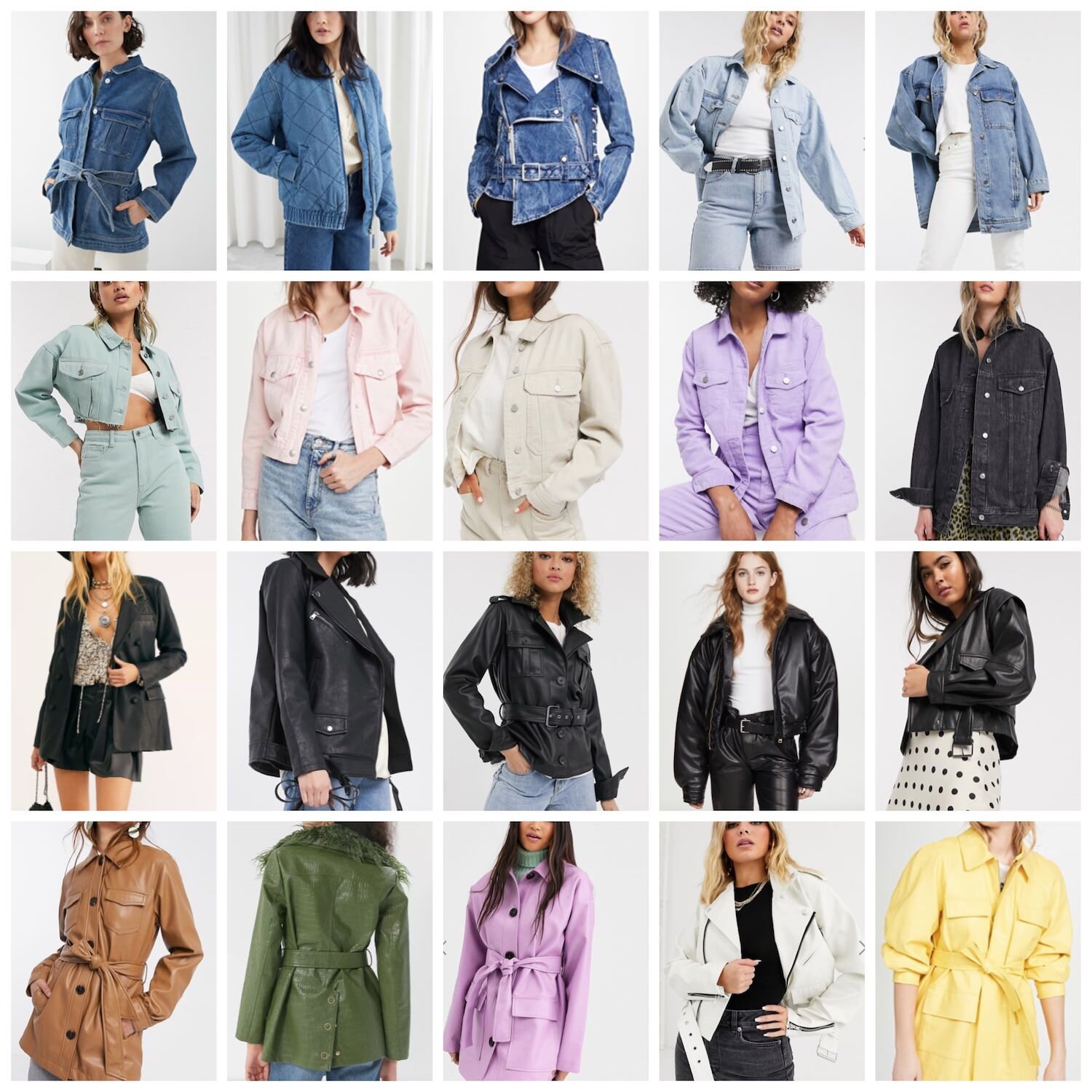 Denim and Faux Leather: Jacket Edition | Truffles and Trends