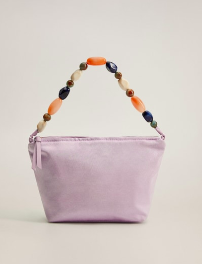 MANGO Beads strap bag