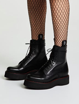 R13 Platform Combat Boots  