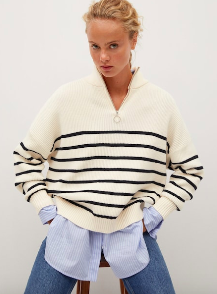 Mango Stripe pattern sweater