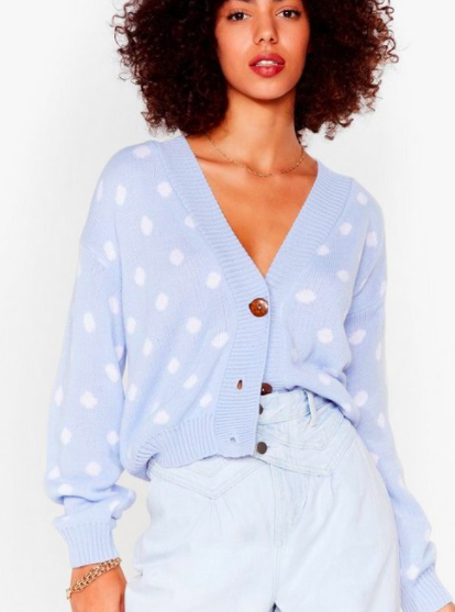 Nasty Gal Under Your Spotlight Cropped Cardigan