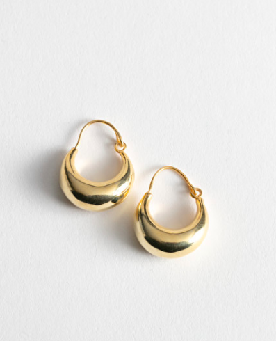 Stories Droplet Hoop Earrings