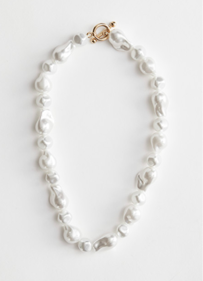 Stories Organic Pearl Bead Necklace