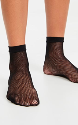 Stems Micro Fishnet Sneaker Socks  