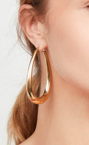 Shashi Bold &amp; Beautiful Hoop Earrings  