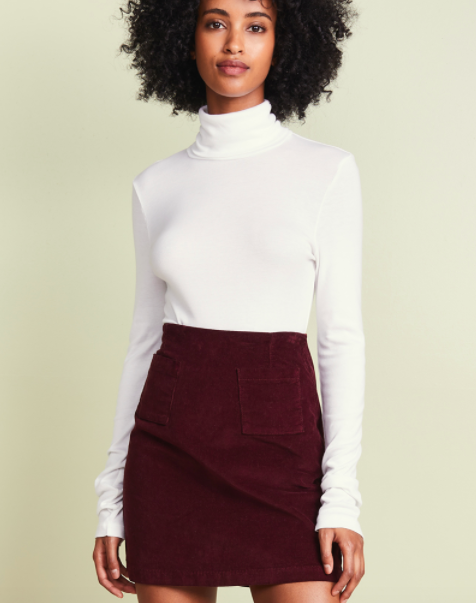 Splendid 1x1 Turtleneck Top  