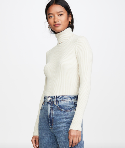 525 Ribbed Turtleneck Sweater  