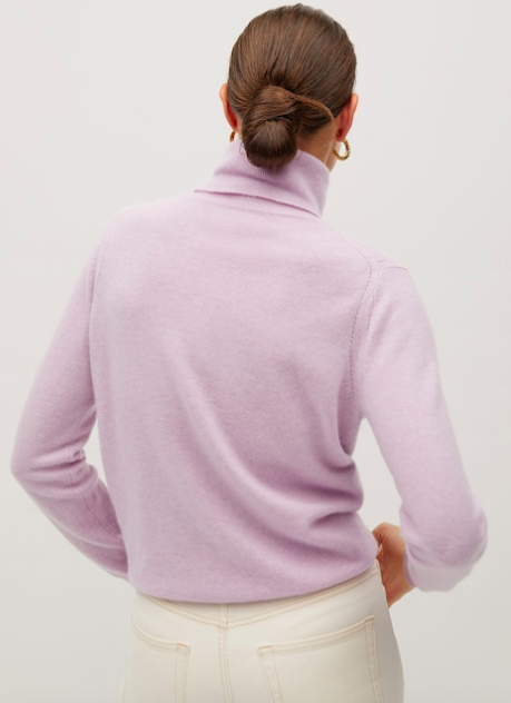 Mango Turtleneck cashmere sweater