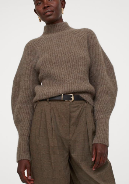 HM Rib-knit Wool-blend Sweater