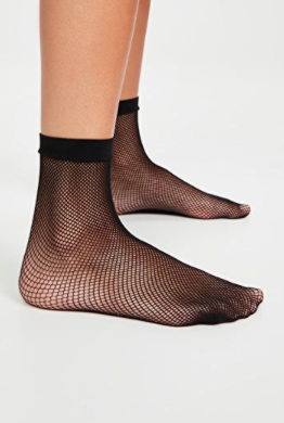 Stems Micro Fishnet Sneaker Socks  