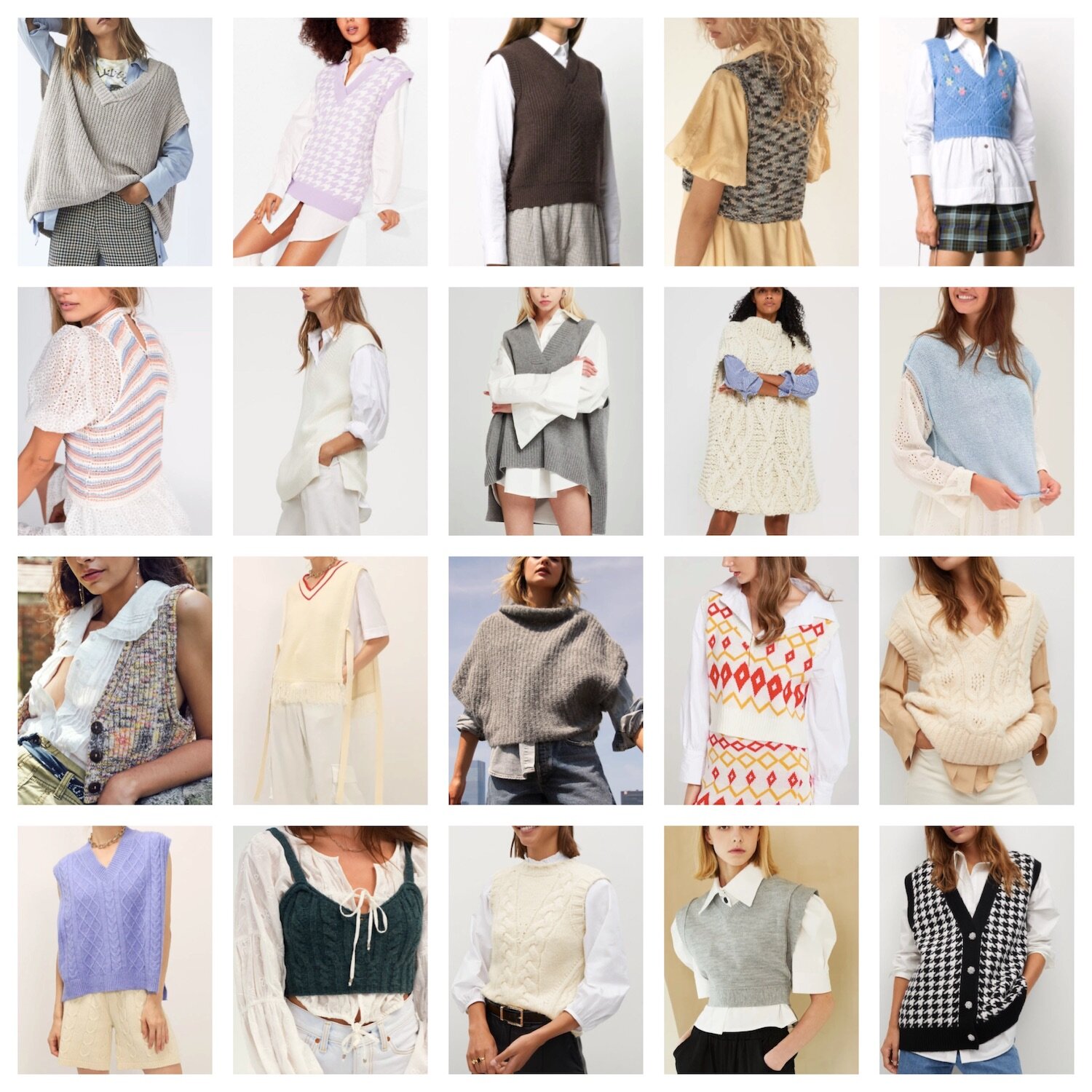 Sweater Vests: A Selection | Truffles and Trends