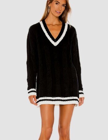 superdown Shawnie Varsity Sweater Dress 