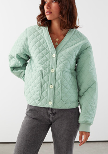 Stories Boxy Quilted Jacket