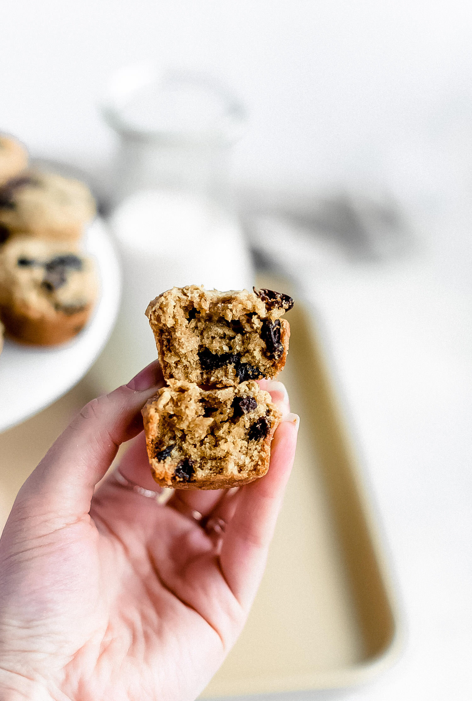 No Butter Mini Oatmeal Raisin Cookie Cups Truffles And Trends