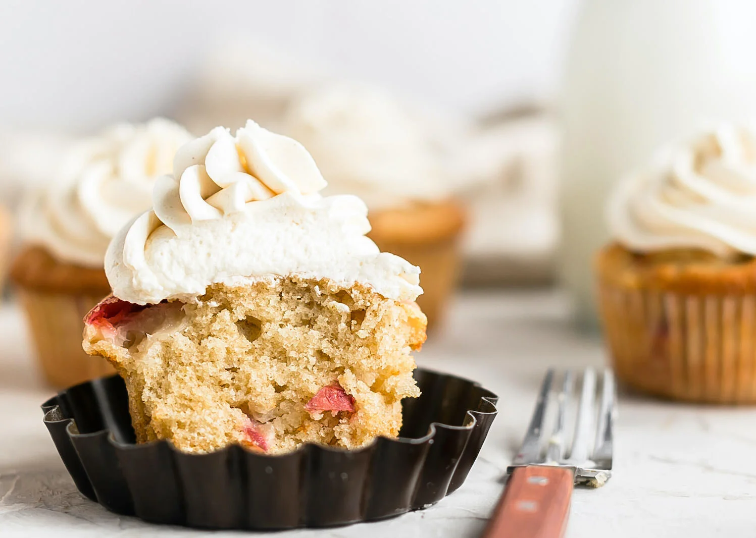 Apple Cupcakes with Maple Buttercream Frosting