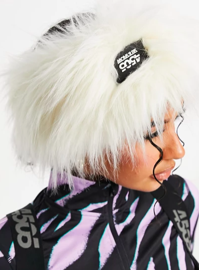 ASOS 4505 ski faux-fur headband