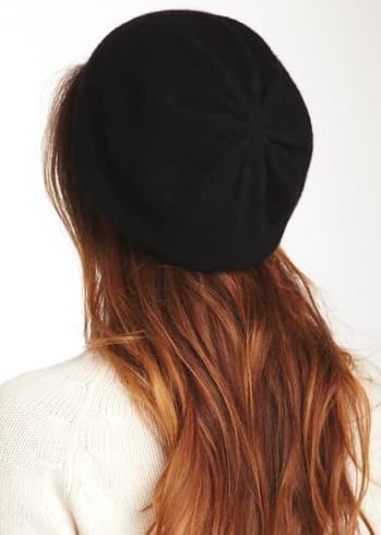 Portolano Solid Cashmere Beret