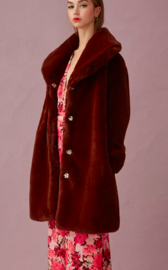 KEEPSAKE  LIONHEART COAT CHOCOLATE