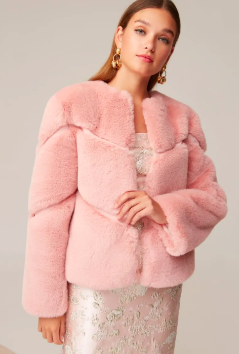 KEEPSAKE  INFERNO FUR JACKET PETAL