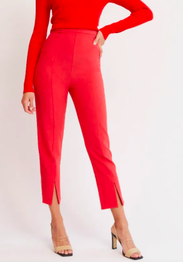 FINDERS KEEPERS  SOLEIL PANT RED