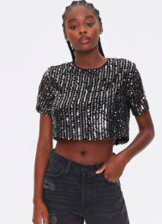 Forever 21 Sequined Tee