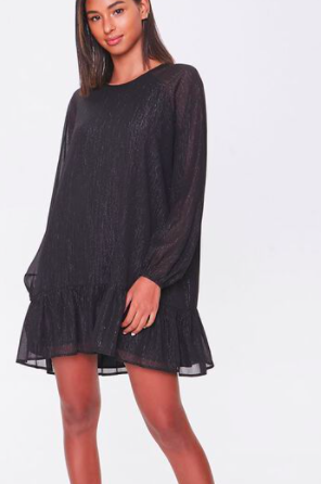 Forever 21 Flounce Hem Mini Dress