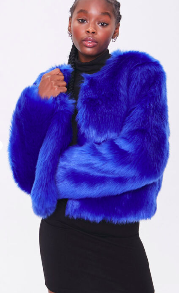 Forever 21 Shaggy Faux Fur Coat
