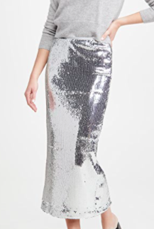 En Saison Sequins Midi Skirt  