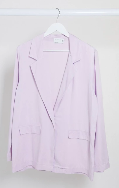 ASOS DESIGN soft dad 3 piece suit in dusty lilac
