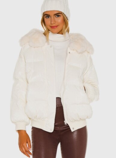 Bella Faux Fur Puffer Jacket Bubish brand:Bubish