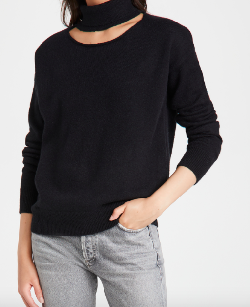 Line &amp; Dot Harper Cutout Sweater  