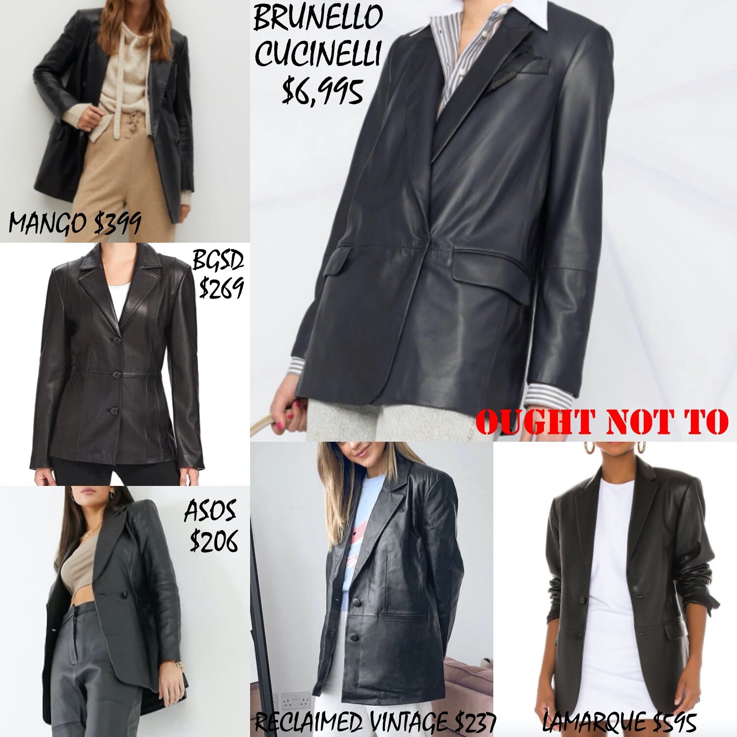 Ought Not To, Ought To: Blazer Edition | Truffles and Trends