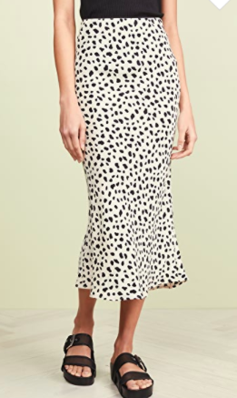 Moon River Leopard Print Skirt  