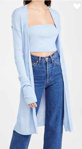 Free People Carly Cardi Set  