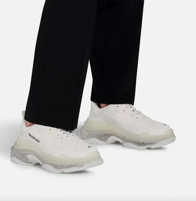 BALENCIAGA Triple S Clear Sole Sneakers